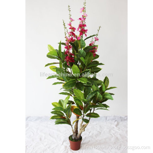 artificial flower tree, 190cm crape myrtle with flower